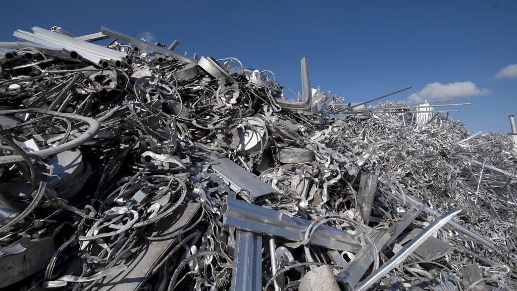 Ανακύκλωση αλουμινίου και scrap σε χώρο ανακύκλωσης