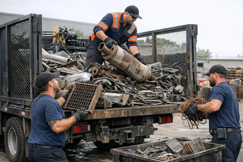 Φόρτωση και συλλογή Scrap μετάλλων