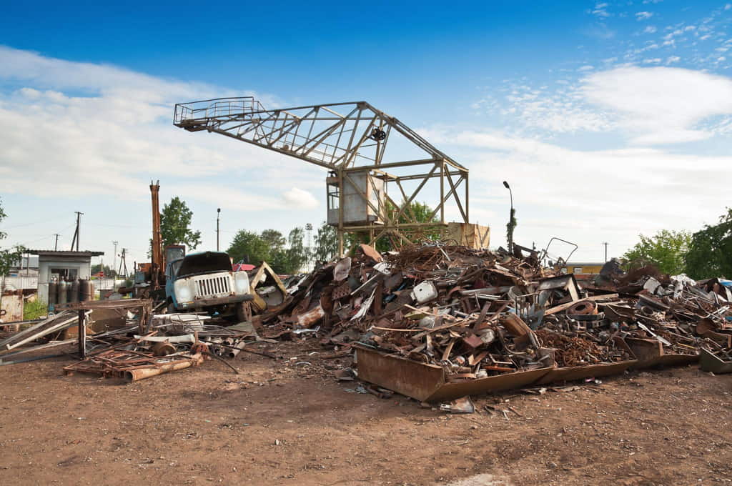 Χώρος συλλογής και ανακύκλωσης σιδήρου και scrap